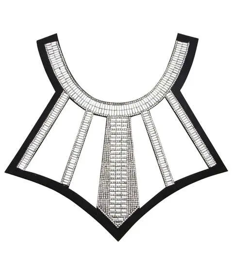 Yaya Han Iron on Warrior Collar 11'' Silver