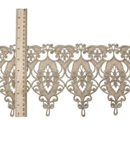 Yaya Han Sew On Bianca Metallic Gold Trim - Per Yard