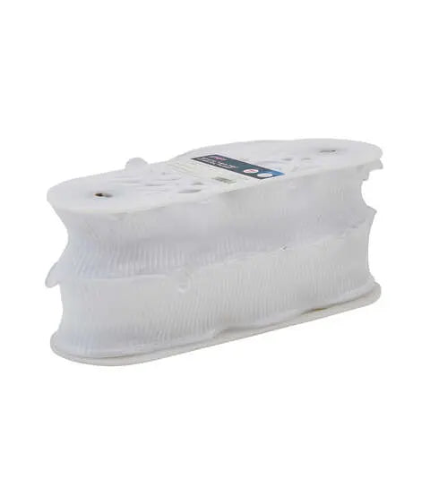 Yaya Han Sew on 2 tier Crystal Pleated Trim 4.13" Ivory - Per Yard