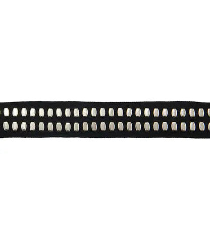 Yaya Han Sew on Hamburg Punk Trim 0.94" Silver - Per Yard