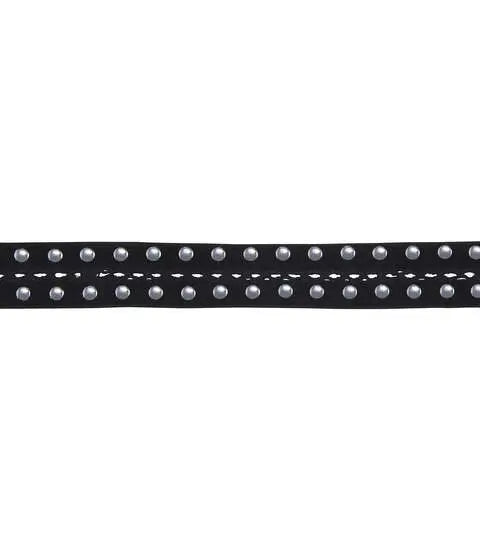 Yaya Han Sew on Vampire Studded Trim 0.94'' Silver - Per Yard