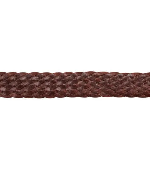 Yaya Han Faux Leather Fabric Binding Sew on Trim 0.75''x24' Brown - Per Yard