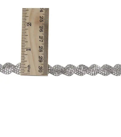 Yaya Han Twisted Crystal Trim 0.5" - Per Yard