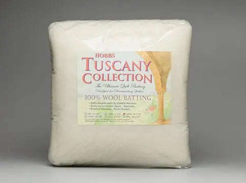 Hobbs Tuscany Wool Batting Package - King Size 120" x 120"