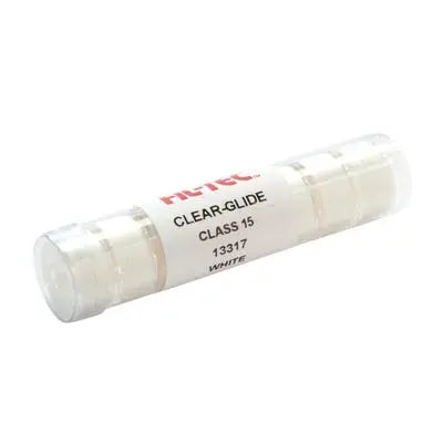 13317 White Prewound Clear-Glide Bobbin Tube - Class 15/A