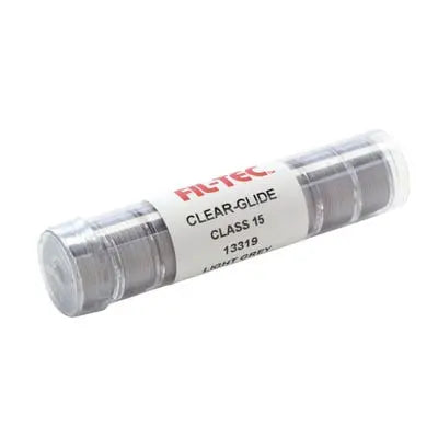 13319 Light Grey Prewound Clear-Glide Bobbin Tube - Class 15/A