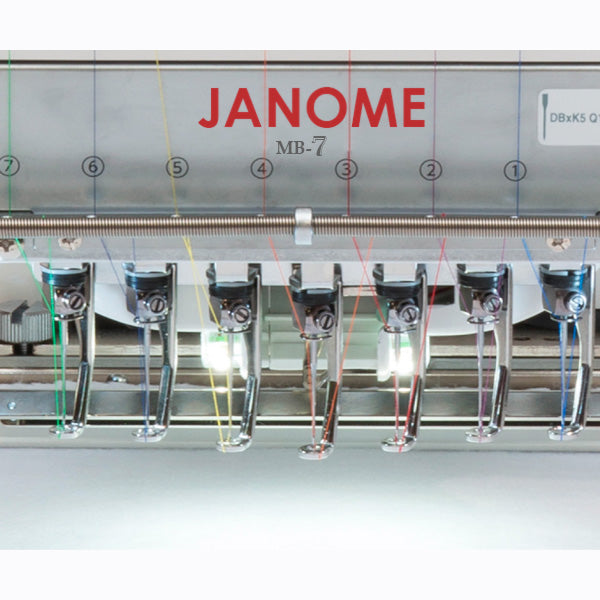 Refurbished Janome MB-7 Seven Needle Embroidery Machine