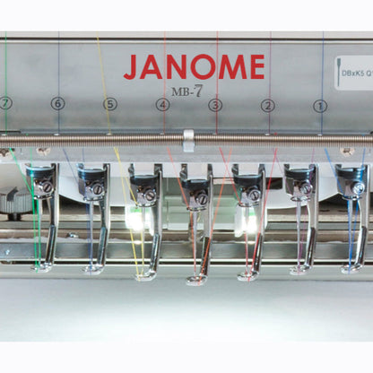 Refurbished Janome MB-7 Seven Needle Embroidery Machine