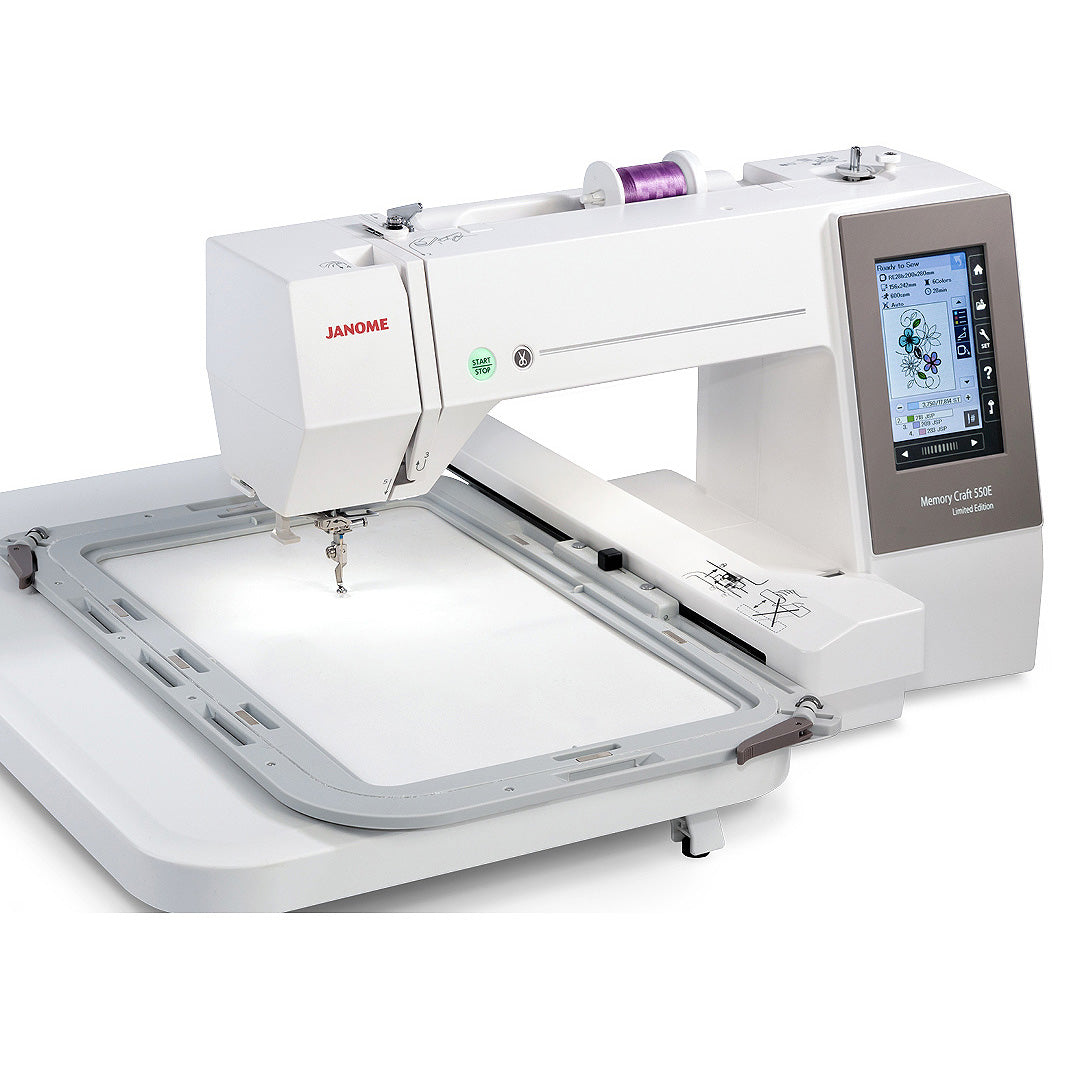 Refurbished Janome Memory Craft 550E Limited Edition Embroidery Machine