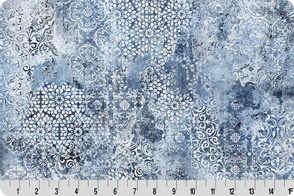 Barely Basics Stone Wash Quilting Cuddle Denim Fabric Per Yard