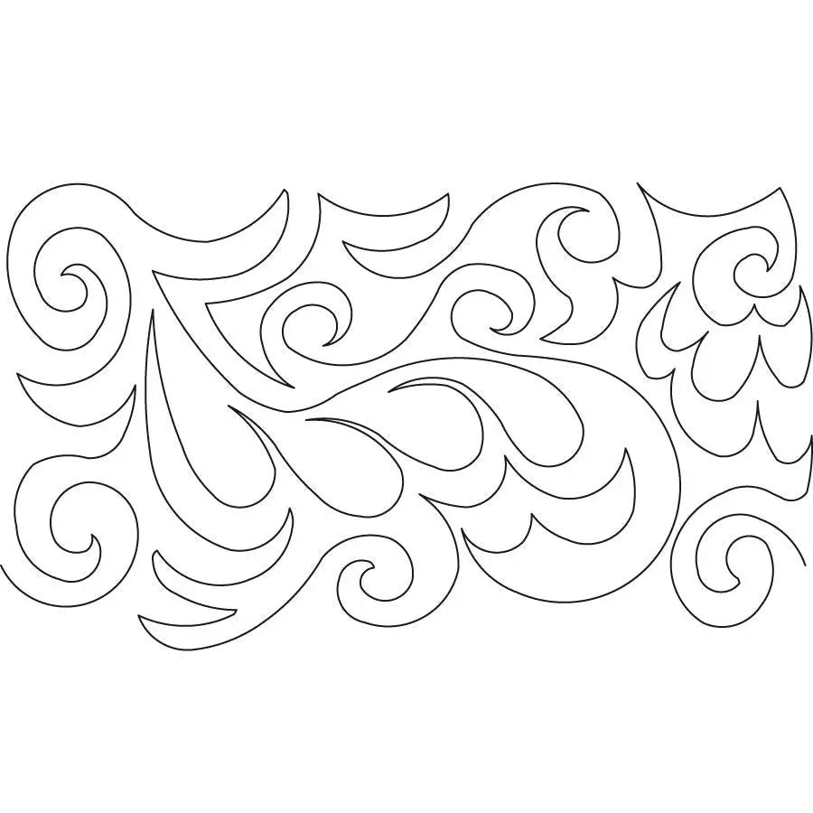 Simple Feather Meandering Digital E2E